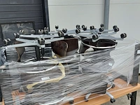 4x werktafel met 20x bureaustoel - afbeelding 10 van  11