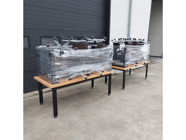 4x werktafel met 20x bureaustoel - afbeelding 6 van  11