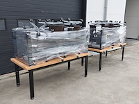 4x werktafel met 20x bureaustoel - afbeelding 6 van  11