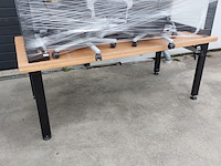 4x werktafel met 20x bureaustoel - afbeelding 9 van  11