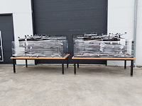 4x werktafel met 36x bureaustoel - afbeelding 1 van  12