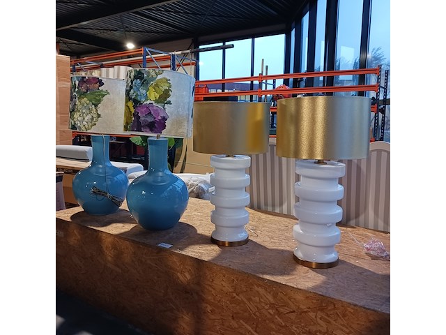 4x xl tafel lamp, by louise - afbeelding 1 van  20