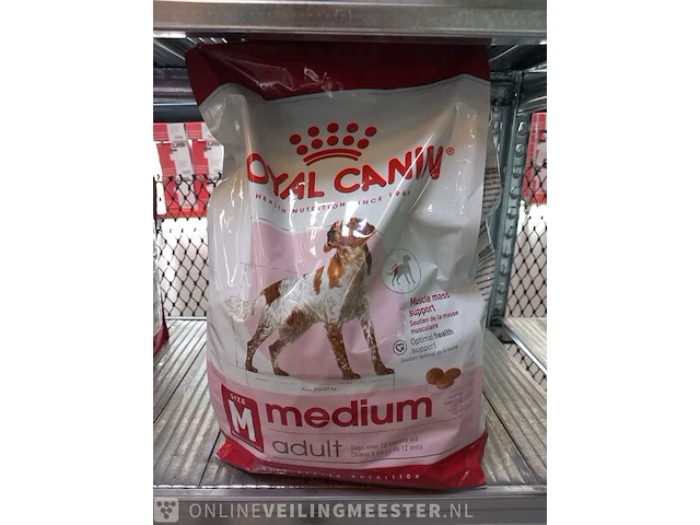 4x zak hondenvoer royal canin, medium adult - afbeelding 4 van  4