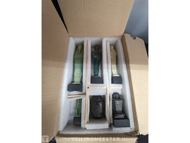 4x zes delige replica art set, egyptisch - afbeelding 9 van  16