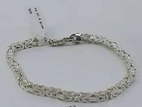 4x zilveren armband - afbeelding 4 van  9
