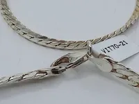 4x zilveren armband - afbeelding 7 van  9