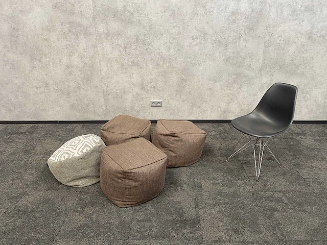 4x zitzak taupe - afbeelding 7 van  7
