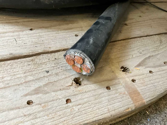 4x70mm2 kabel op haspel - afbeelding 5 van  5