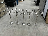 5-armige kaarsenstandaards (5x) - afbeelding 1 van  7