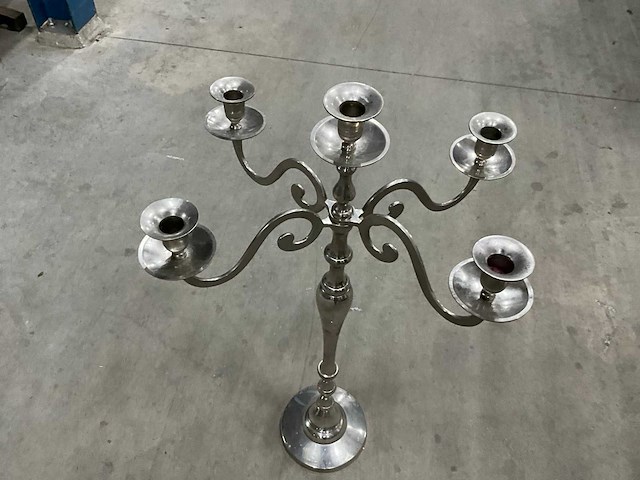 5-armige kaarsenstandaards (5x) - afbeelding 3 van  6