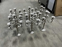 5-armige kaarsenstandaards (6x) - afbeelding 2 van  6