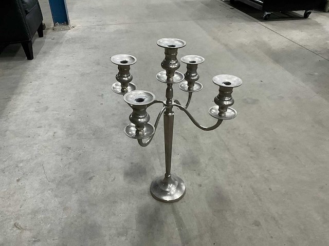 5-armige kaarsenstandaards (6x) - afbeelding 1 van  6