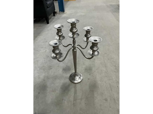 5-armige kaarsenstandaards (6x) - afbeelding 2 van  6
