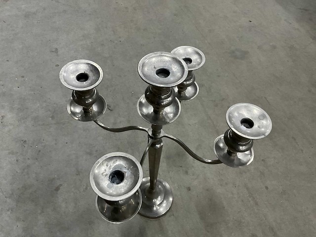 5-armige kaarsenstandaards (6x) - afbeelding 3 van  6