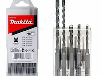 5-delig sds borenset + 31 delig bitset, makita / bacho, d00795 / 59s31b - afbeelding 1 van  2