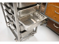 5-delige rvs grondstoffenwagen - afbeelding 4 van  4