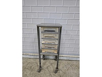 5-delige rvs-stalen grondstoffenwagen - afbeelding 2 van  3