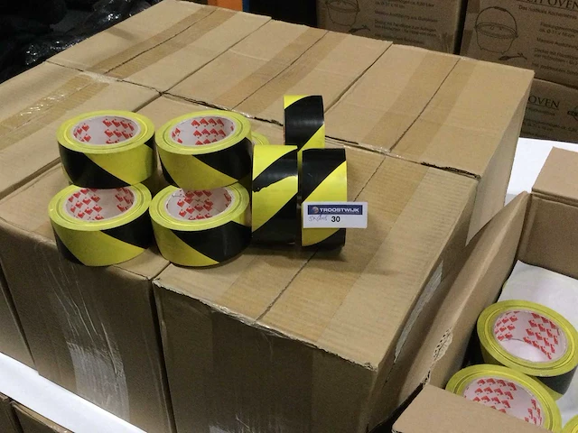 5 dozen met 30 rollen veiligheid en markering tape - afbeelding 1 van  3