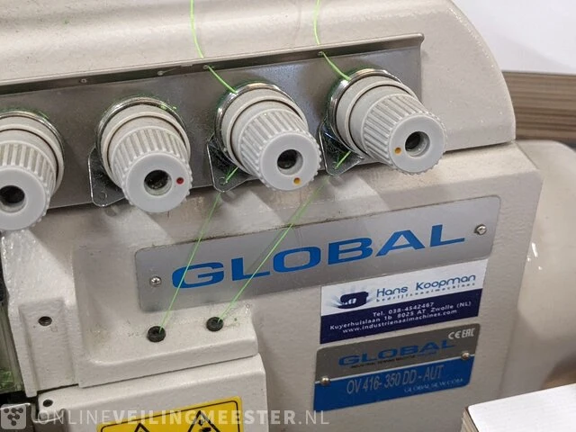 5-draads overlockmachine global, ov 416-350 dd aut - afbeelding 2 van  17