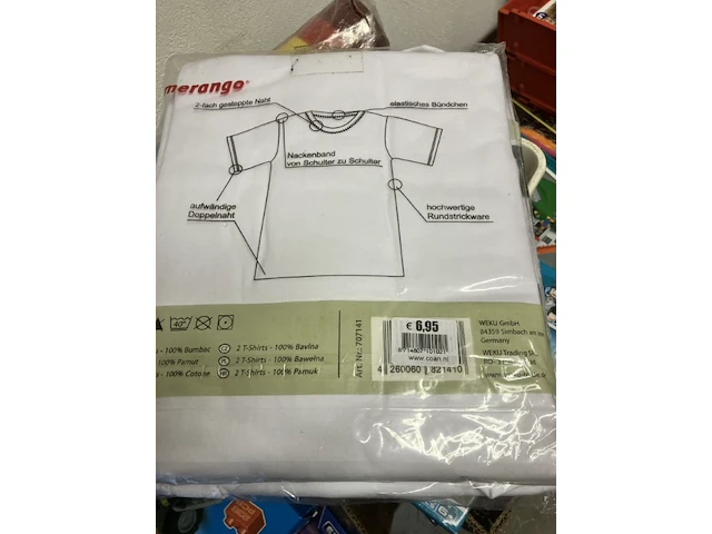 5 pak tshirts a 2 stuks retour uit verkoop 3x mt s 2x mt l - afbeelding 2 van  11