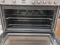 5 pits gasfornuis met hetelucht oven, smeg, snl90mfx7 - afbeelding 9 van  10