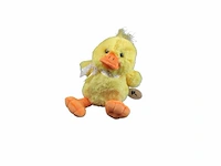 5 pluche eend 21cm - afbeelding 3 van  3