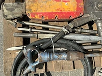 5 pneumatische breekhamers met slangen - afbeelding 3 van  8