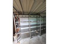 5 secties rvs legbordstelling - afbeelding 2 van  8