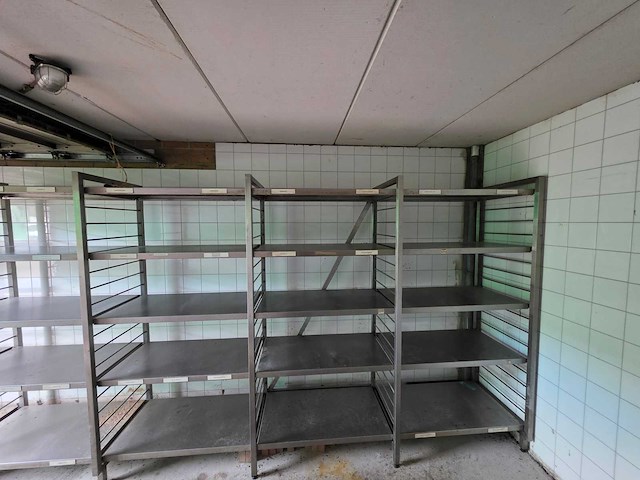 5 secties rvs legbordstelling - afbeelding 3 van  8