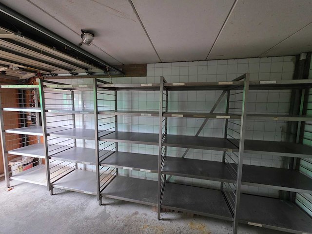 5 secties rvs legbordstelling - afbeelding 4 van  8