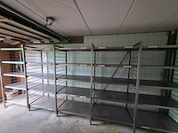 5 secties rvs legbordstelling - afbeelding 4 van  8