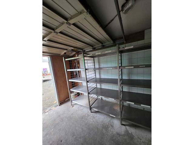 5 secties rvs legbordstelling - afbeelding 6 van  8