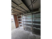 5 secties rvs legbordstelling - afbeelding 6 van  8