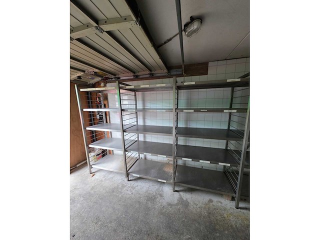 5 secties rvs legbordstelling - afbeelding 7 van  8