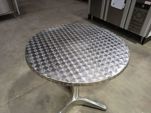 5 terrastafels met 20 stoelen, chroom - afbeelding 6 van  9