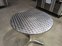 5 terrastafels met 20 stoelen, chroom - afbeelding 6 van  9