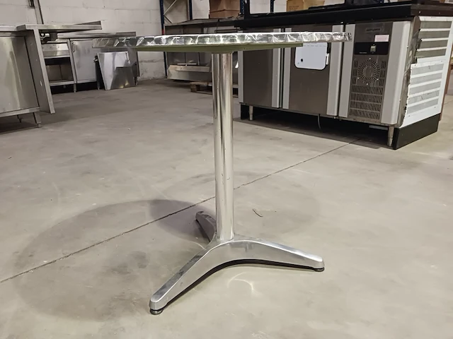 5 terrastafels met 20 stoelen, chroom - afbeelding 7 van  9