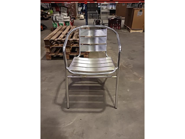 5 terrastafels met 20 stoelen, chroom - afbeelding 9 van  9