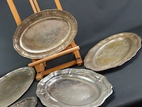 5 verzilverde schalen - afbeelding 3 van  5