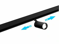5 x bery led-spot voor magnetische rail 48v – 10w – zwart. - afbeelding 5 van  5