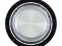 5 x highbayled slim 150w – 6500k koud wit – ufo ip65 waterdicht – 19.500 lm – zwart - afbeelding 4 van  5