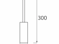 5 x led hangspot op magnetische rail 48v - 4200k neutraal wit -30w - zwart - afbeelding 3 van  4