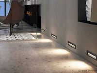 5 x led trapverlichting 6w – 540 lm – 3000k warm wit – ip65 waterdicht – rechthoekig – antraciet (ly05) - afbeelding 3 van  3