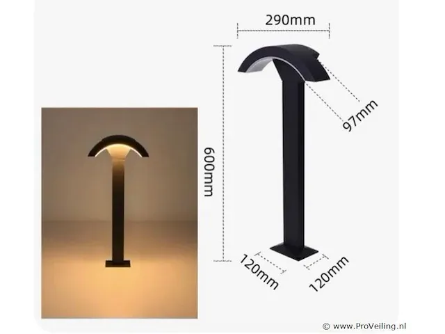 5 x led tuinlamp (sla-16) - afbeelding 3 van  5