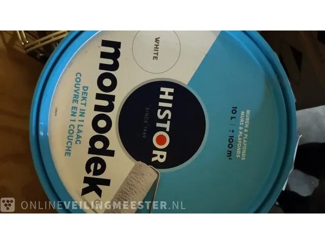 5 x monodek histor, wit - afbeelding 2 van  2