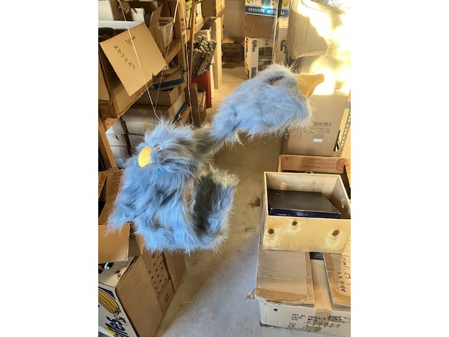 5 x pluche mobile vogel met jong - afbeelding 2 van  9