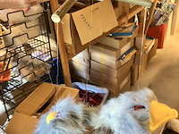 5 x pluche mobile vogel met jong - afbeelding 5 van  9