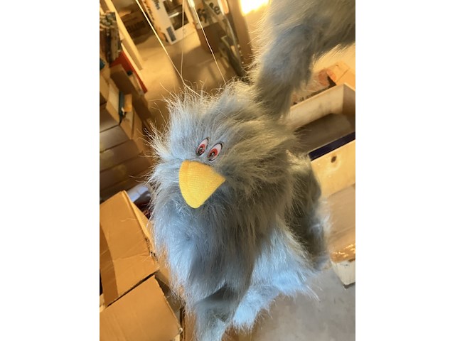 5 x pluche mobile vogel met jong - afbeelding 8 van  9