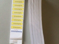 50 boekjes met 50 consumptiestrips a 10 . consumptiestrips zijn genummerd per strip van 10. - afbeelding 1 van  3