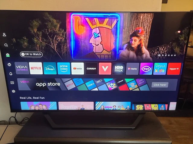 50 inch hisense 50a72nq 4k uhd qled tv (127cm) – nieuwstaat - inclusief afstandsbediening + handleiding - afbeelding 2 van  7